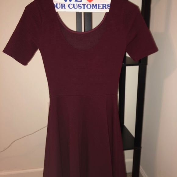 Lush Red fitted Dress - Picture 2 of 4